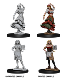 Pathfinder Deep Cuts Unpainted Miniatures: Bartender/Dancing Girl