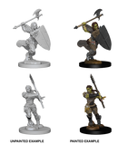 Pathfinder DeepCuts Unpainted Minis: Half-Orc Female Barbarian