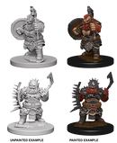 Pathfinder Deep Cuts Unpainted Miniatures: Dwarf Male Barbarian