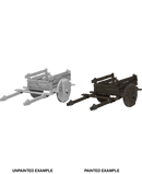 WizKids Deep Cuts Unpainted Miniatures: 2 Wheel Cart