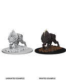 Pathfinder Deep Cuts Unpainted Miniatures: Dire Wolf