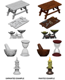 WizKids Deep Cuts Unpainted Miniatures: Workbench & Tools