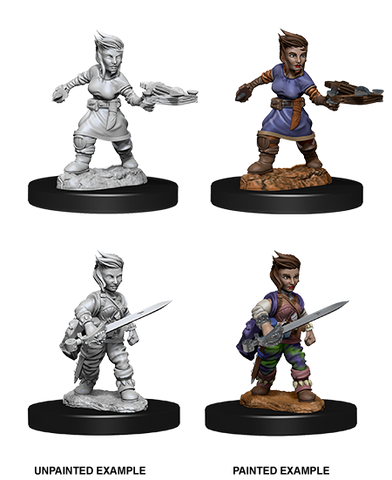 Pathfinder Battles Deep Cuts: Female Halfling Rogue