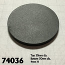 2" ROUND PLASTIC RPG BASE (10)