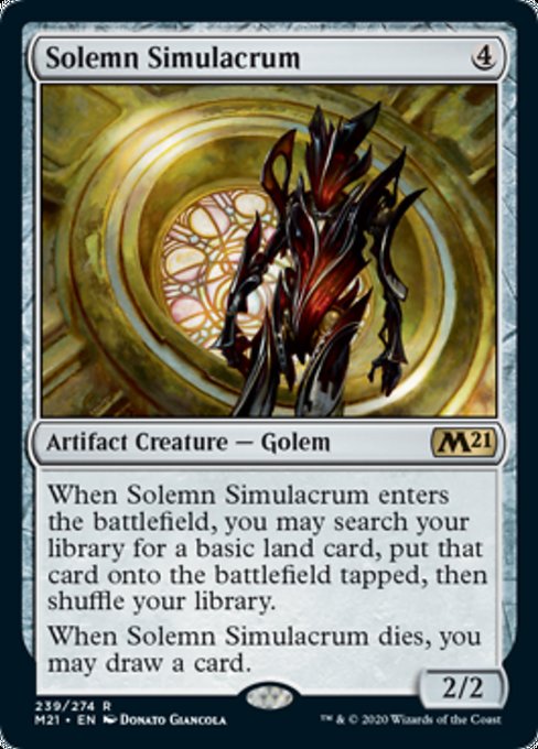 Solemn Simulacrum [Core Set 2021]