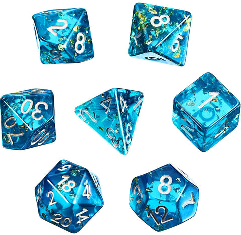 Blue Foil Dice
