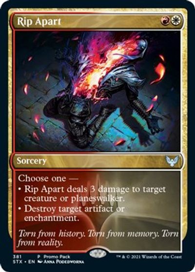 Rip Apart (Promo Pack) [Strixhaven: School of Mages]