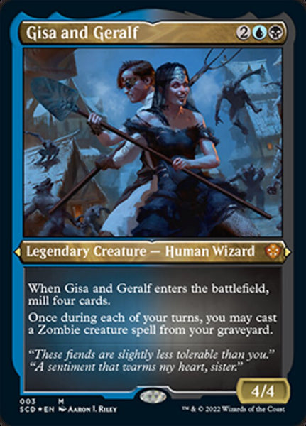 gisa cards mtg Gisa and Geralf (Foil Etched) [Starter Commander Decks]
