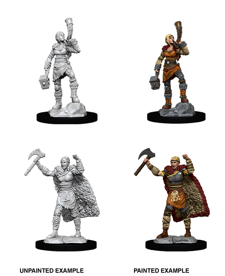 D&D Nolzur's Marvelous Miniatures: Female Human Barbarian