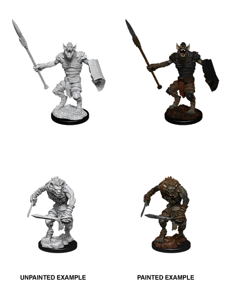 D&D Nolzur's Marvelous Miniatures: Gnoll and Gnoll Flesh Gnawer