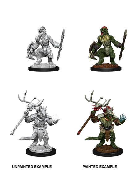 D&D Nolzur's Marvelous Miniatures: Lizardfolk and Lizardfolk Shaman