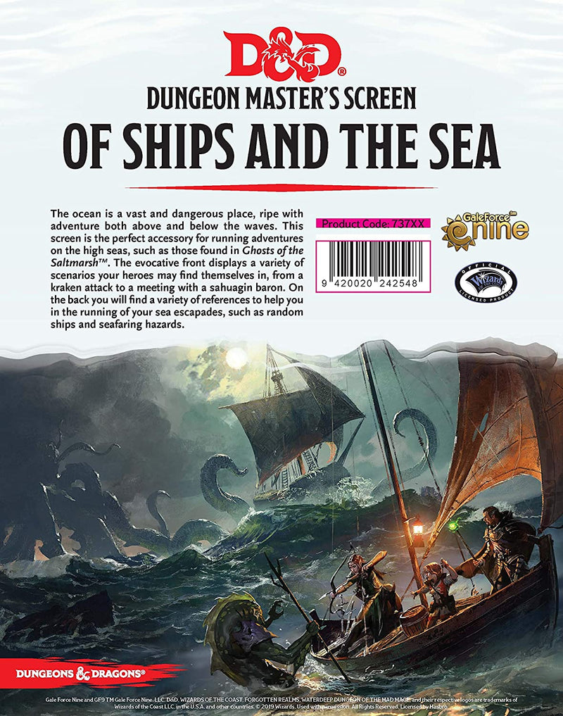 Dungeon Master's Screen: Of Ships and the Sea