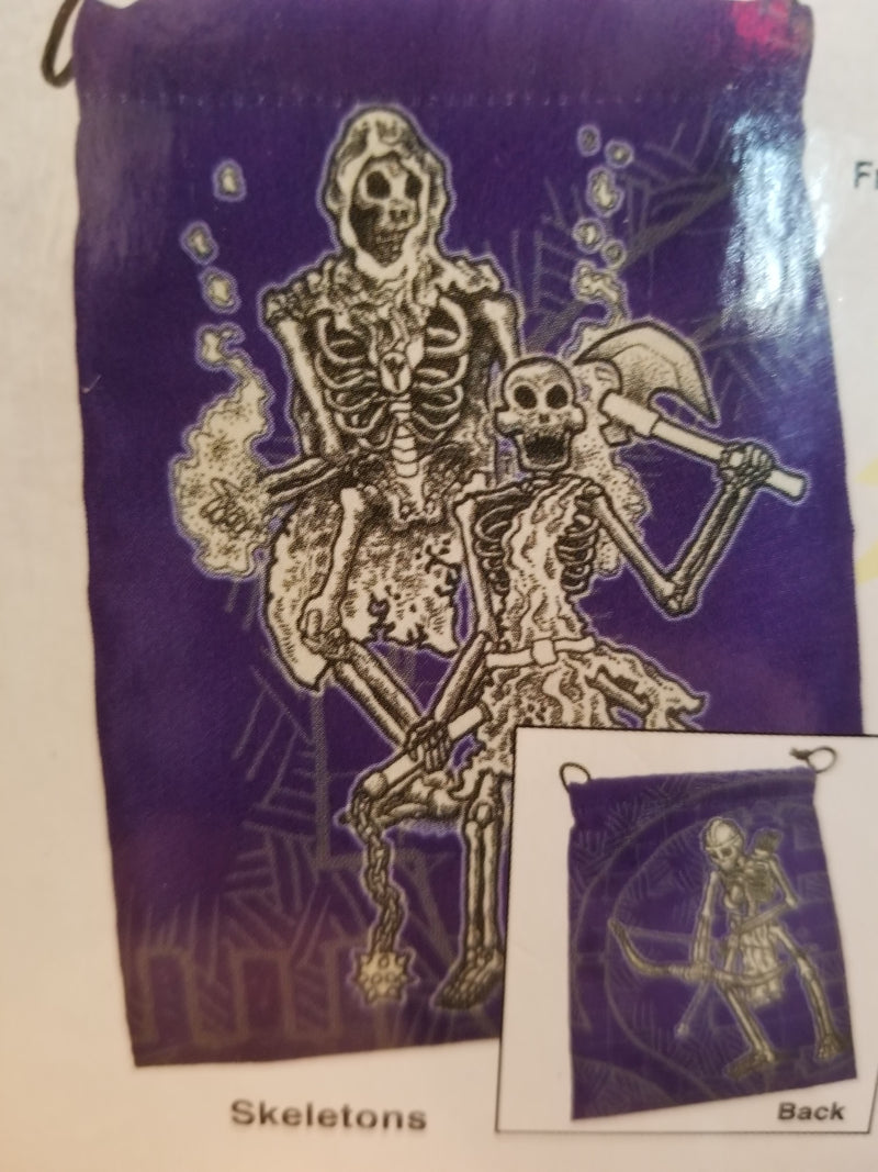 Skeleton Dice Bag