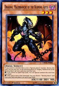 Draghig, Malebranche of the Burning Abyss [CROS-EN082] Super Rare