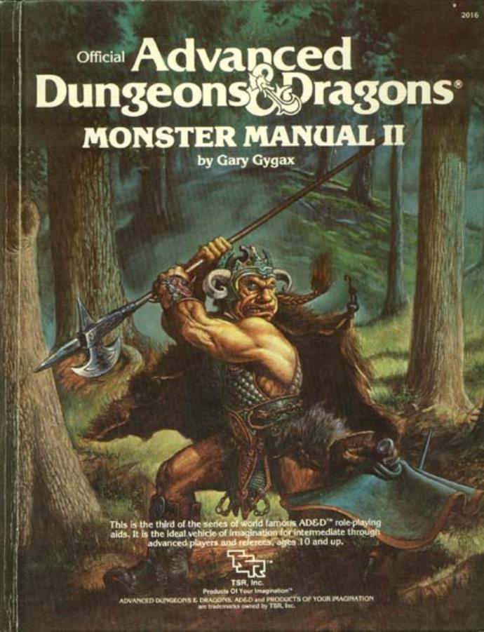 (Second Hand) AD&D Monster Manual II