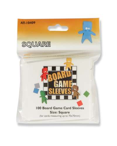 Board Game Sleeves- Square, 100ct