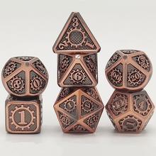 Ancient Copper Steampunk Dice Set