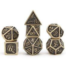 Classic ancient bronze Dragon Dice