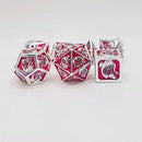 Ruby Dragon Scale Metal Dice