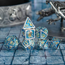 Ice and Fire Dragon Scale Metal Dice