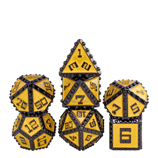 Metal RPG Dice Sets: Brigandine Armour