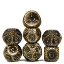 Metal RPG Dice Sets: Dragonstone