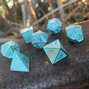 Norse Foundry  Norse Themed Metal Dice - 7 Piece
