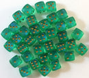 Chessex: D6 Luminary Borealis™ Dice Set - 12mm