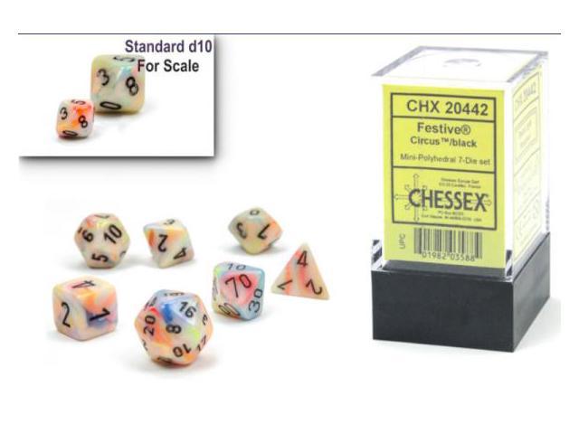 Chessex Mini-Polyhedral Dice Set