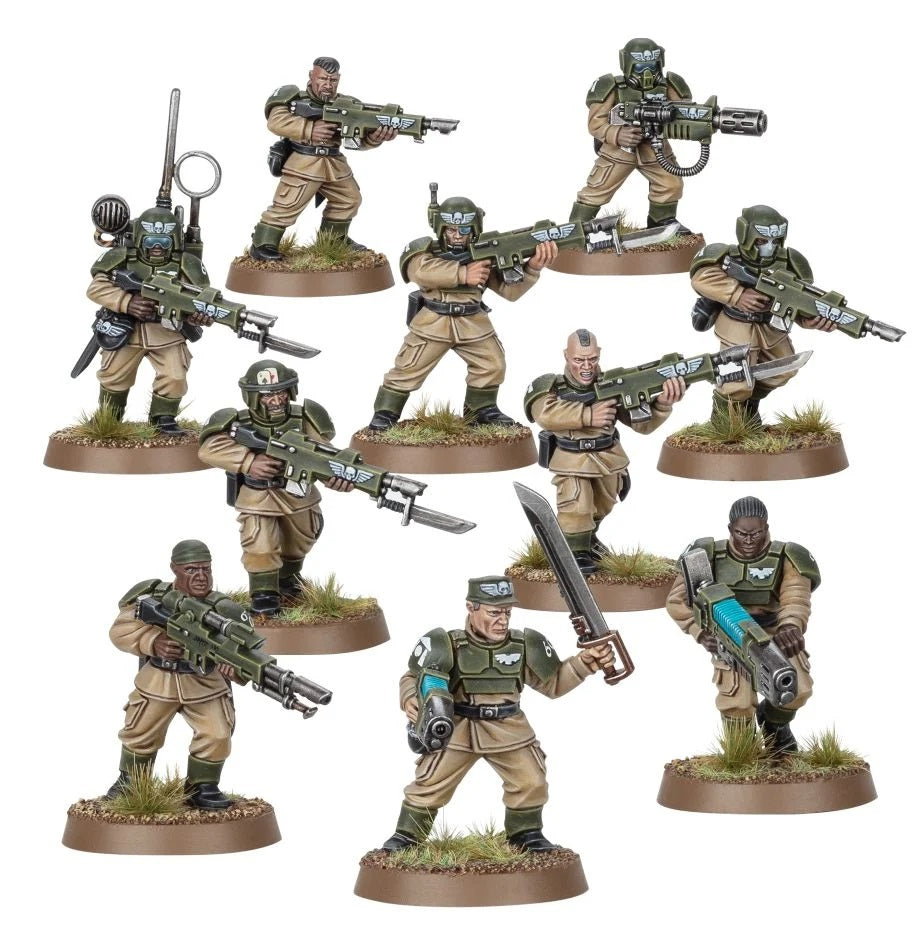 Games Workshop ASTRA MILITARUM 10 Cadian Shock Troops #1 Warhammer