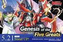 Bushiroad Cardfight Vanguard overDress Booster Box - Genesis of the Five Greats