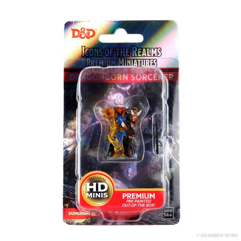 D&D Icons of the Realms: Premium Miniatures-Female Dragonborn Sorcerer