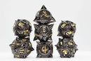 Metal RPG Dice Sets: Meteor Storm