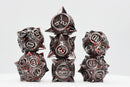 Metal RPG Dice Sets: Meteor Storm