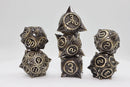 Metal RPG Dice Sets: Meteor Storm