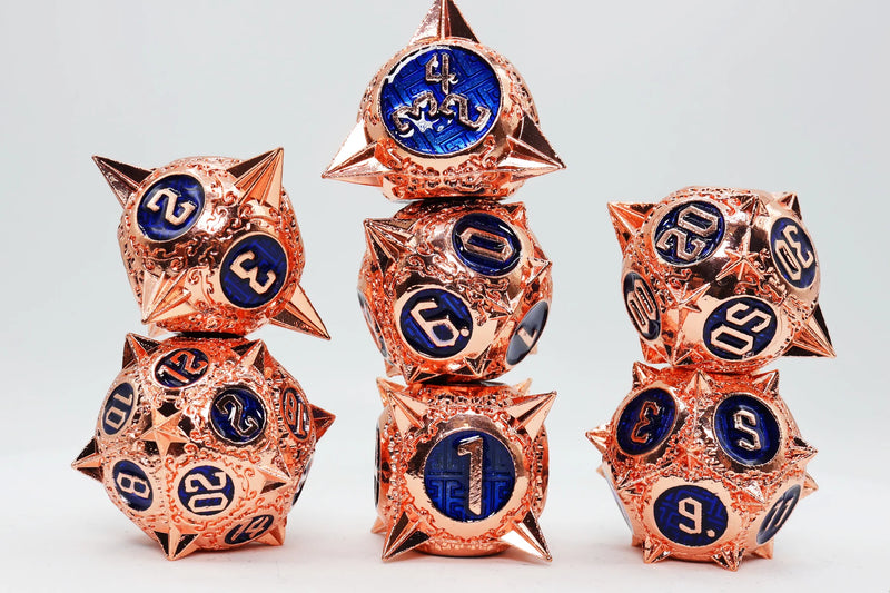Metal RPG Dice Sets: Meteor Storm