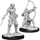 D&D Mini's: Female Human Fighter
