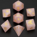 Gemstone Dice Rose Quartz