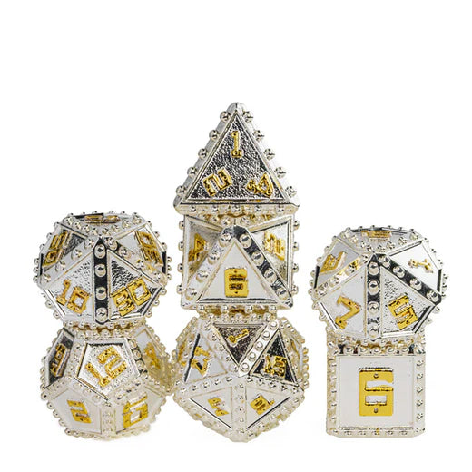 Metal RPG Dice Sets: Brigandine Armour
