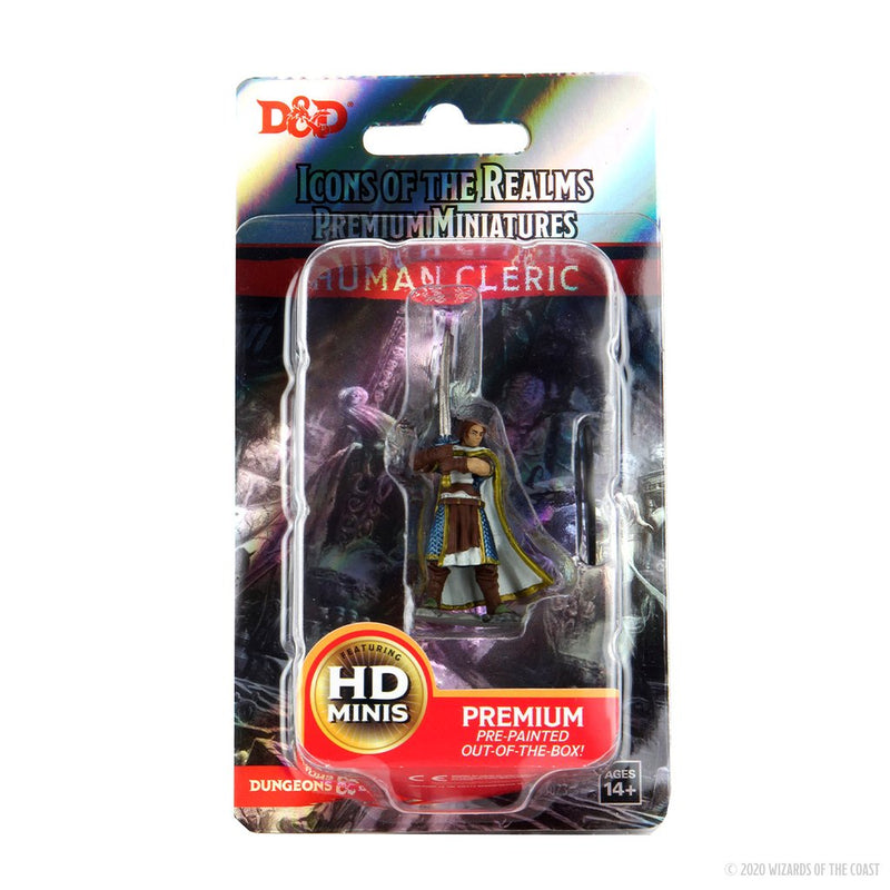 D&D Icons of the Realms: Premium Miniatures- Male Human Cleric