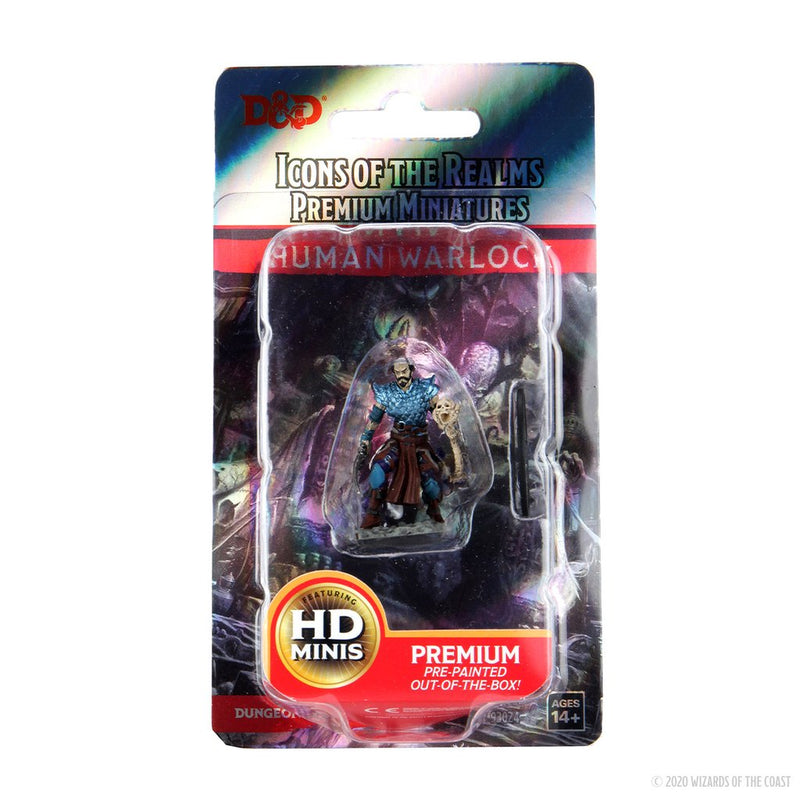 D&D Icons of the Realms: Premium Miniatures- Male Human Warlock