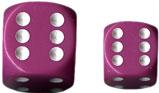 Chessex: Opaque 36D6 Dice Set - 12mm