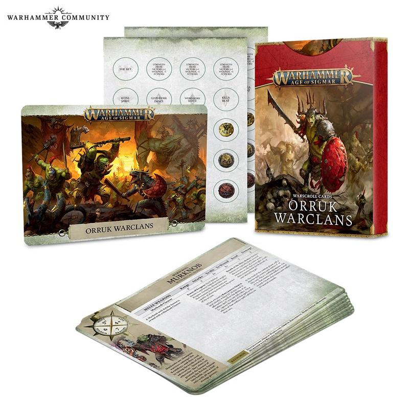 Orruk Warclans: Warscroll Cards