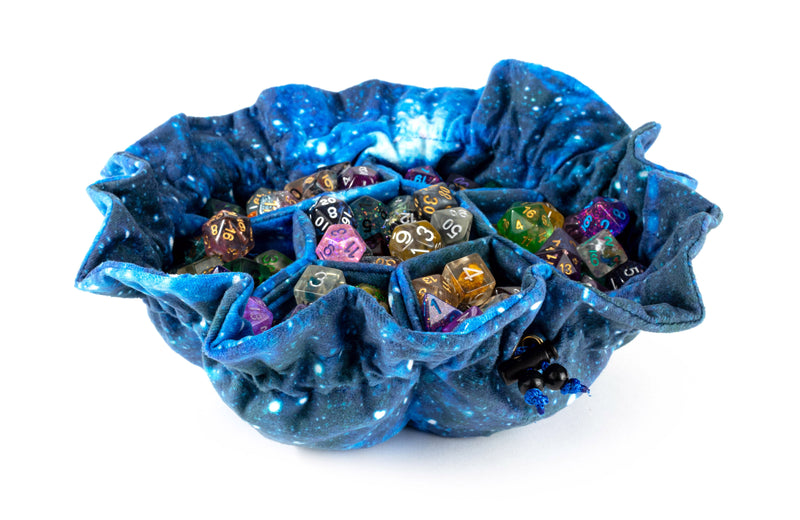 MDG Velvet Dice Bag with Pockets