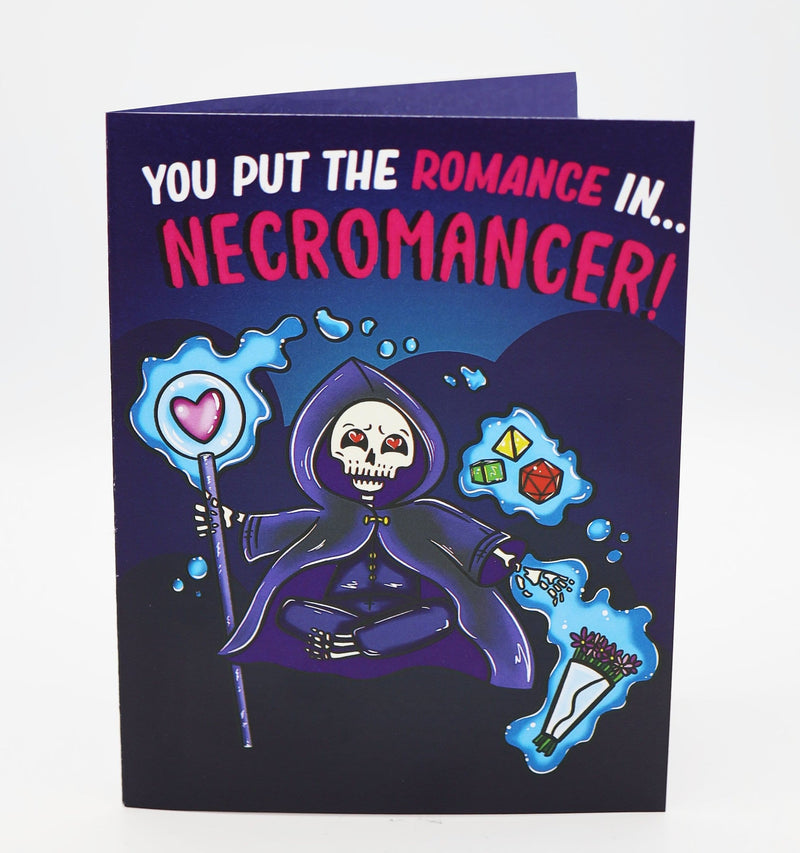 Valentines Day Card- Necromancer Romance