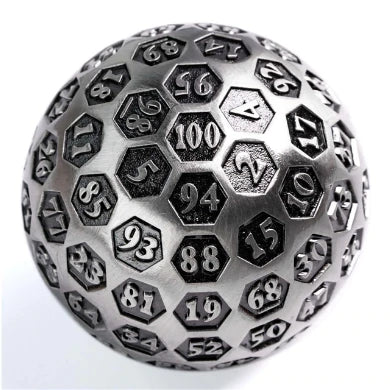 INSCRIBED 45MM METAL D100 - SILVER