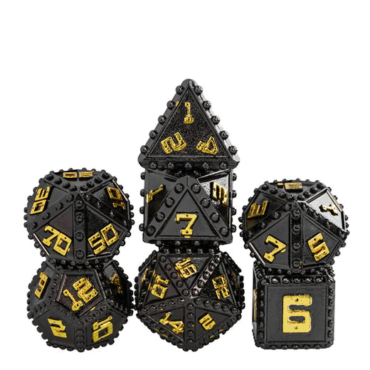 Metal RPG Dice Sets: Brigandine Armour