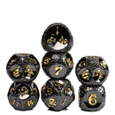 Metal RPG Dice Sets: Dragonstone
