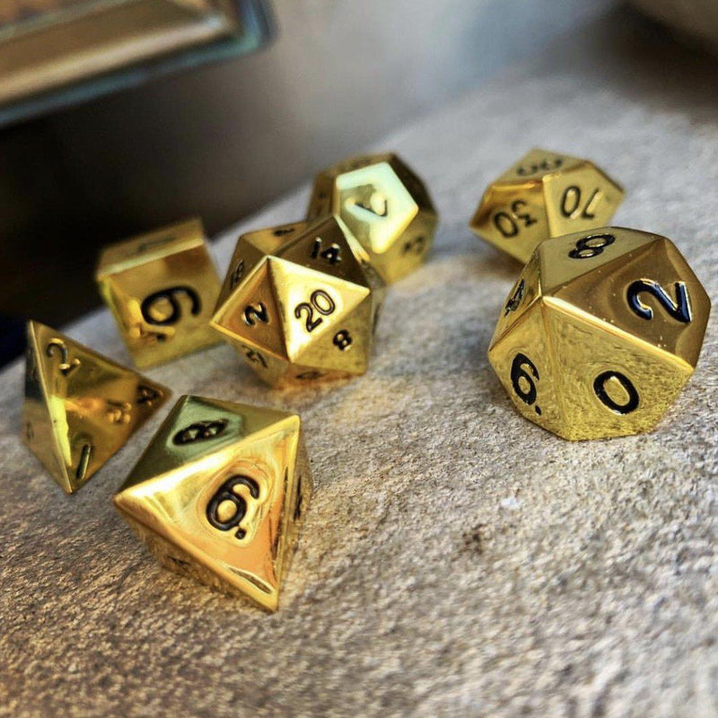 Norse Foundry  Norse Themed Metal Dice - 7 Piece