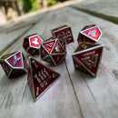 Norse Foundry  Norse Themed Metal Dice - 7 Piece